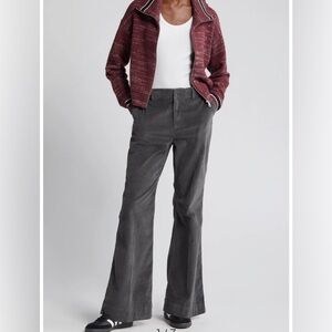 Treasure & Bond Wide Leg Stretch Cotton
Corduroy Pants